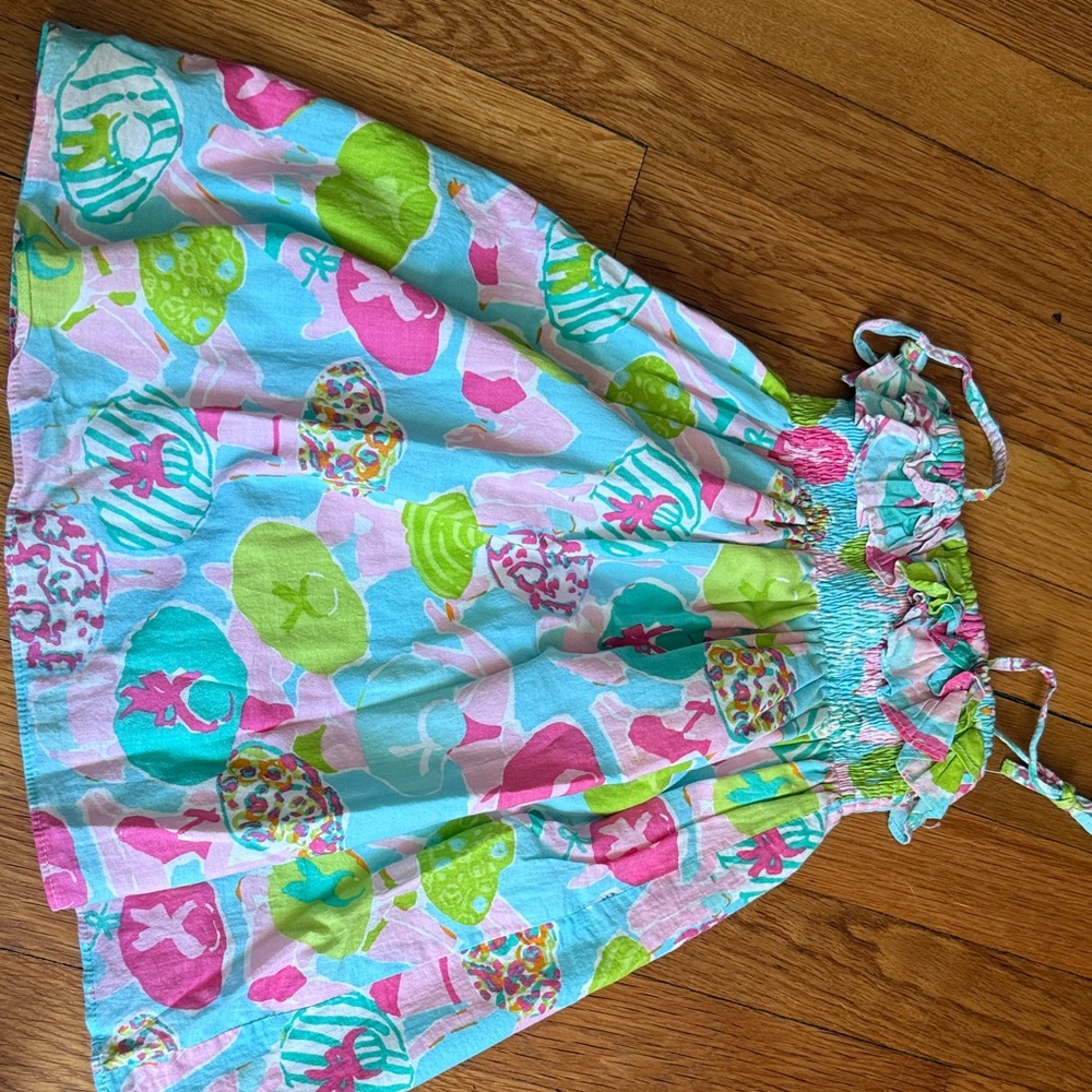 Lilly Pulitzer Kids Dress in Pink, Green, and Blue